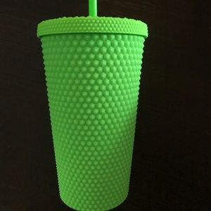 Starbucks Neon Green Studded Tumbler